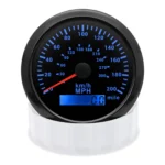 85mm Black GPS Speedometer 0-200MPH 300KMH Odometer for Car Truck Motor Marine - Image 2