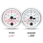 85mm New Universal Auto Meter Speedometer and Tachometer 2 in 1 Gauge