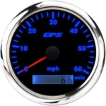 85mm GPS Speedometer Odometer Waterproof Speedometer MPH for Car Boat Motorcycle Fit 9-32V White Light - Image 6