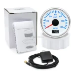 2024 Hot Selling 3-1/3 85 mm 0~200 km/h Waterproof Boat KMH White Face Yacht GPS Speedometer - Image 6