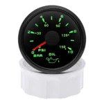 52mm Oil Pressure Gauge LED Meter 0-150Psi 0-10Bar & Sensor for Car Boat