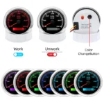 Various Backlights 12/24V White Face 85mm Waterproof Marine Auto Tachometer 6000 RPM - Image 6