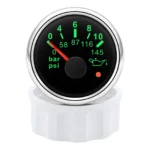 52mm 7 Colors LED Oil Pressure Pauge 0-10bar/0-145PSI for Boat Car Truck ATV SUV - Image 3