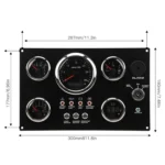 Custom 24V Engine Instruments Panel Boat Dashboard - Image 4