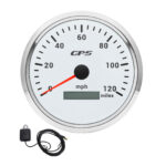 4-3/8 110mm GPS Speedometer 0-120MPH Gauge for Motorcycles Boat Car Waterproof