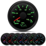 6 Gauge Set 85mm GPS Speedometer 0-120MPH Tachometer Fuel Level Gauge for Boat - Image 4