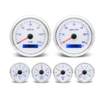 85mm 52mm 6 Gauge Kits Speedometer Tachometer Fuel Level Oil Pressure Water Temp Volt Gauge