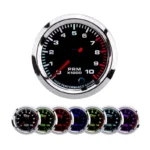 52mm Digital Black Face TFT-LCD Display Multifunction bar boost Boat Tachometer Gauge