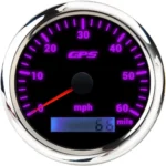 85mm GPS Speedometer Odometer Waterproof Speedometer MPH for Car Boat Motorcycle Fit 9-32V White Light - Image 3
