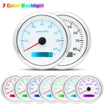 52mm Faceplate White MPH Fuel Oil Pressure Volt Water Temperature Gauge 85mm RPM Gauge Speedometer in Classic Gauge Series - Image 2