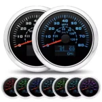 85MM Waterproof GPS Speedometer 80MPH 120KM/H Gauge for Motorcycles Boat Car ATV