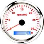 Multi-function Diesel Engine Instrument Marine Boat Gauge Panel Assembly with 5 Gauges Tachometer - Image 4