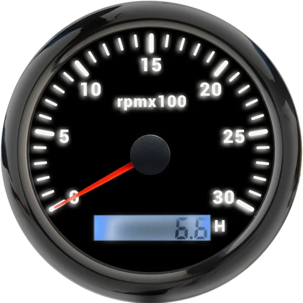 85mm RPM Meter Diesel Engine Tachometer with Hour Meter Tractor Truck Car Motorcycle Auto Part Instrument