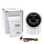 52mm Rudder Angle Indicator Gauge Meter 0-190ohm Red Backlight 0-5V for Marine Boat Vessels - Image 4
