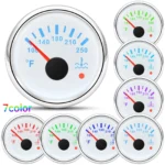 2 52mm White Water Temp Gauge 100-250?H for Boat Car ATV