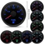 52MM Racing Car Gauge Oil Pressure Water Temp Oil Temp Vacuum RPM Gauge Tachometer - Image 2