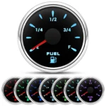 6 Gauge Set 85mm GPS Speedometer 160MPH & Tacho 8000RPM/Fuel/Temp/Oil/Volt Gauge - Image 2