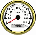 LCD Digital Display GPS Voltmeter Gauge Water Temp Temperature Gauge Universal Car 200km/h Speedometer - Image 6