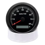6 Gauge Set 85mm GPS Speedometer 200MPH Tacho&52mm Fuel/Oil/Temp/Volt W/Sensor - Image 3