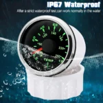 52MM Water Temperature Gauge Temp Meter 0-120 30-250 for Car Boat - Image 3