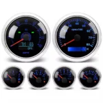 6 Gauge Set With Sensor 85mm GPS Speedometer 80MPH&Tacho 8000RPM Voltage Volt Water Temp Oil Pressure Fuel Level Gauge for Boat - Image 2