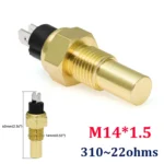 52mm Car Boat Water Temp Temperature Gauge 40-120?? 7 Colors LED M14 Sensor - Image 2