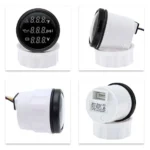 52mm 3in 1 Multi-Function Digital Gauge Voltmeter Water Temp Oil Pressure With Alarm 9-32V - Image 4
