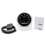 3 Gauge Set 85mm GPS Speedometer 0-160MPH Waterproof for Marine Boat Car Truck - Image 6