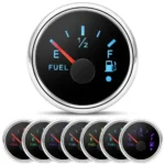 2-1/16'' 52mm Fuel Level Gauge 0-190ohms 240-33ohm for Auto Marine Fuel Gas Gauge - Image 2
