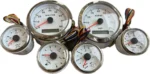 White Water Temp Fuel Level GPS Speedometer Oil Pressure Voltage Gauge Tachometer Auto Meter 6 in 1set - Image 4
