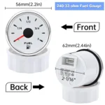Auto Gauge Set 7 Color GPS Speedometer 8000 RMP Tachometer 240-33 Ohm Fuel Oil Pressure Auto Gauge Kit for Boat - Image 4
