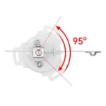 85mm 12V/24V Waterproof Rudder Angle Indicator Gauge With Rudder Sensor - Image 5