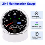 Universal Motorcycle Speedometer Digital Tachometer 5 Gear Speedometer Gauge for Motorcycle - Image 2