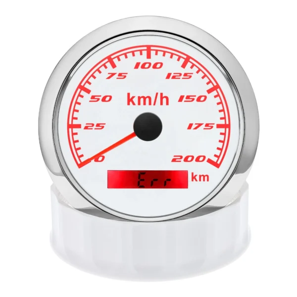 Car Motorcycle Tractor Truck 85mm MPH GPS Odometer Speedometer 160MPH With Backlight 12V/24V