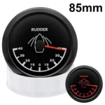 85mm Marine Rudder Angle Gauge Port-STBD 0-190ohms W/sensor for Car Boat Yacht - Image 2