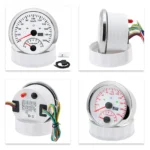 Own Logo 85mm Universal Auto Meter Speedometer and Tachometer 2 in 1 Gauge for Car - Image 6