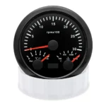 85mm Tachometer 3000RPM With Water Temp Oil Pressure Gauge for Boat Car Truck