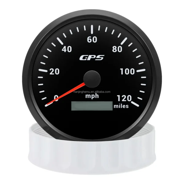 GPS 85mm 3 3/8 Inch Electrical Auto Meter Needle Speedometer 120 MPH