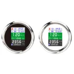 85mm 6 in 1 Multifunction Speedometer With Gps Odometer Voltage Oil Pressure Oil Level Water Temperature - Image 5