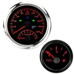 Hot Universal Car Truck  Board Waterproof 52mm Fuel Auto Meter Gauge and 85mm GPS Speedometer