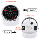 3 Gauge Set 85mm GPS Speedometer 0-200MPH Tachometer&85mm 4 in 1 Gauge for Boat - Image 4