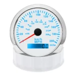 85mm White GPS Speedometer 300km/h 200MPH Odometer Gauge for Boat Car Truck ATV - Image 4