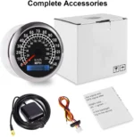 Pointer Speed Meter Race Dash Mustang KMH MPH MI Universal Speedometer for Car Boat - Image 5
