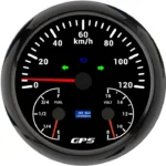 110mm 3 in 1 120KM Turn Signal Oil Level Voltage 8-16V Meter GPS