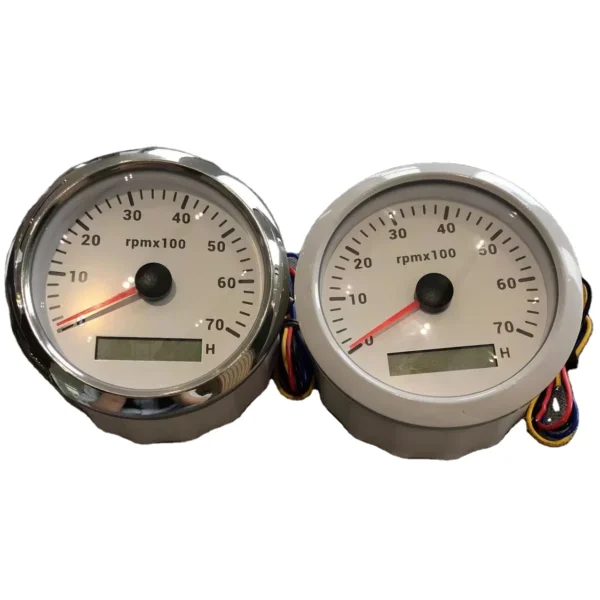 Red Color 4000rpm Truck Tachometer