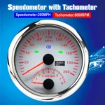 Auto Gauge Kit GPS Speedometer with Tachometer and Fuel Gauge Antenna for Car Boat Marine - Image 3