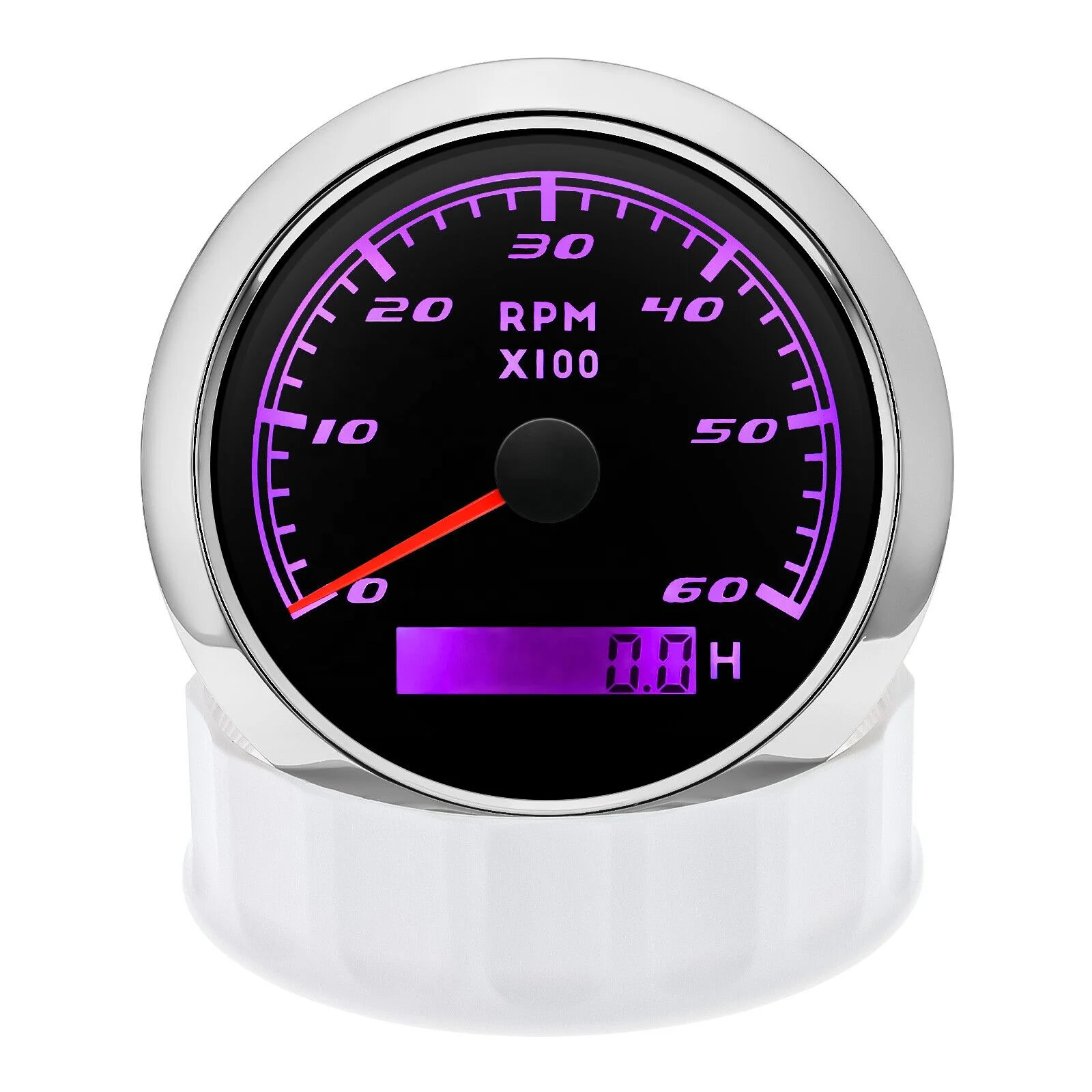 Hd12f952c13e24475979fcc1b5b1c3994N.webp 85mm 0~8000 RPM Electrical Black Face Tachometer for Automobile - Image 1