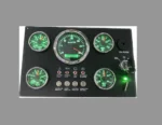 With Key Panel DC12V/24V Engine Gauge Auto Instrument Panel for Marine Boats - Image 5