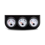 Car Dashboard Instrument Cluster 3in1 Water Temp Oil Temp Oil Pressure Gauges With Pod 52mm Triple Gauge - Image 2
