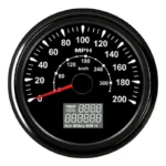 85mm High Quality Universal Car VDO 0~200 Kmh Mph Electric Gps Speedometer with Odometer - Image 3